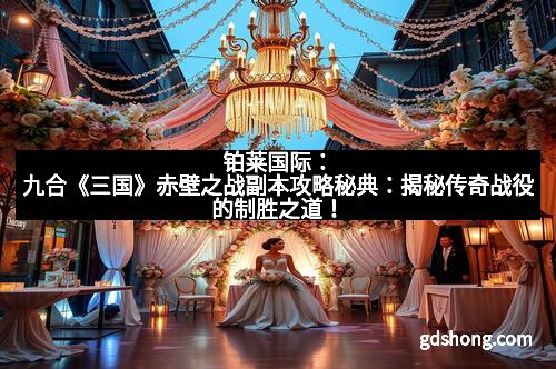 铂莱国际：九合《三国》赤壁之战副本攻略秘典：揭秘传奇战役的制胜之道！